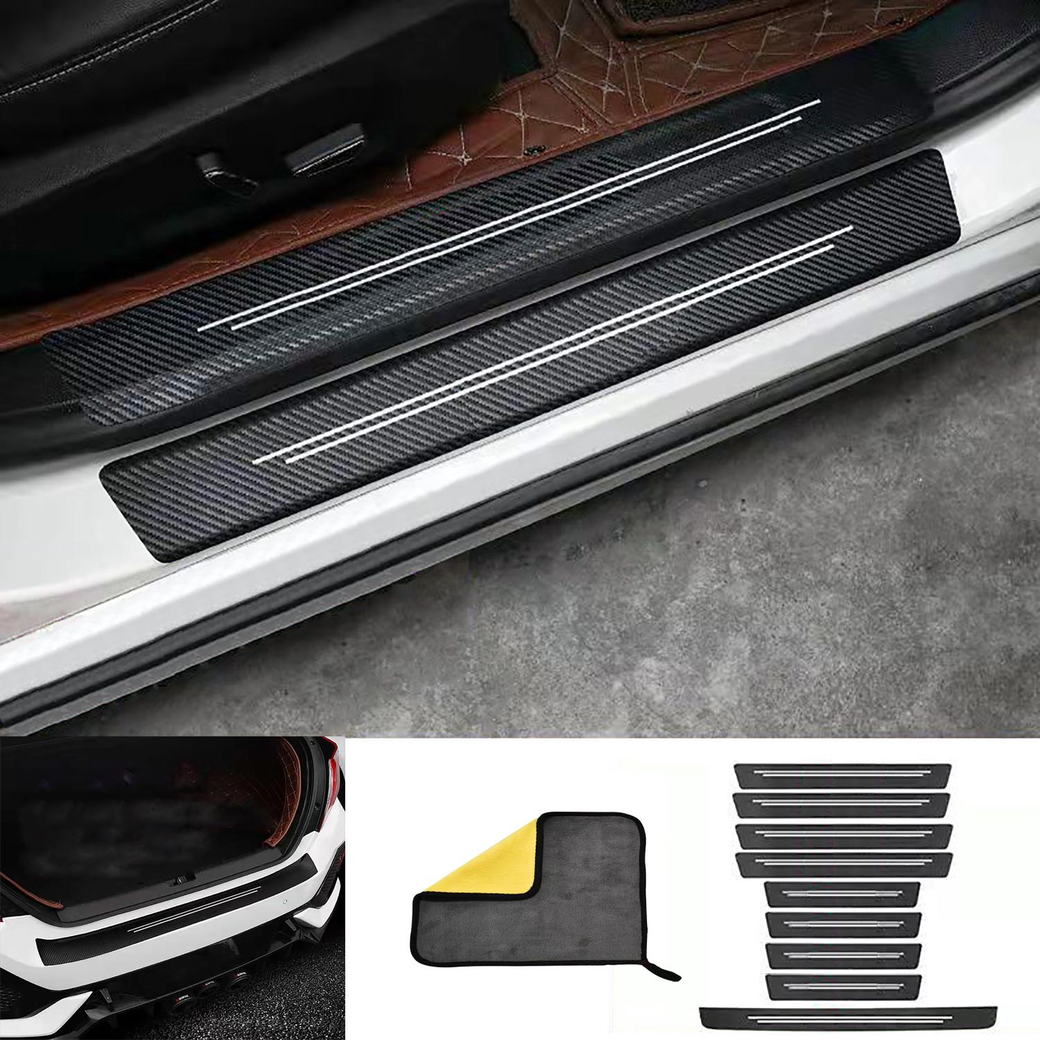 Door sill Protector, Door sill Scratch Protection (Suitable for Most car Models) (9PC)